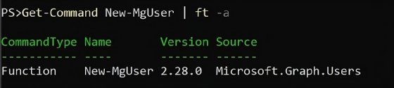 cmdlet module query