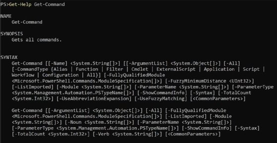 cmdlet syntax