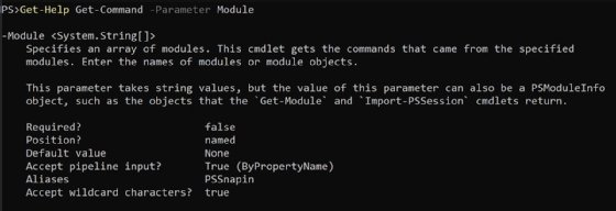 PowerShell parameter details