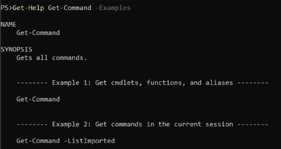 cmdlet usage examples