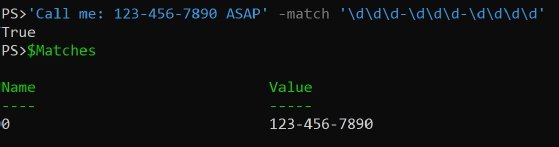 PowerShell $Matches variable