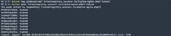 Push local image to ACR