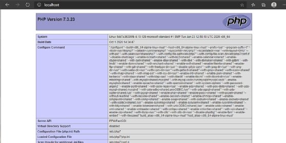 PHP info command 