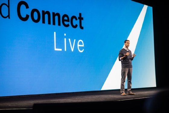 This shows Muhammad Alam, president and chief product officer of SAP Intelligent Spend and Business Network, speaking at SAP Spend Connect.