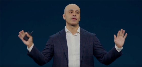Ali Ghodsi, co-founder and CEO of Databricks, speaks during the vendor's Data + AI conference in San Francisco.
