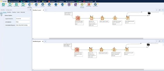 A sample screenshot shows an Alteryx Compare Workflows visualization