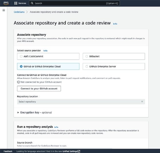 Associate repository and create code review page 