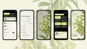 Google Android 12 theme set by background image