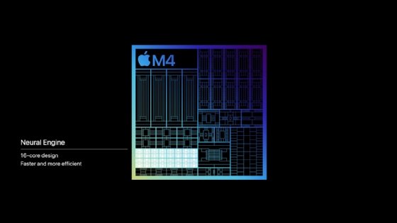 Apple M4 system on a chip.