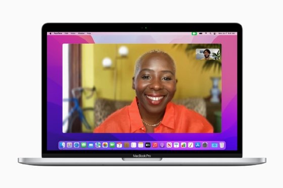 photo of FaceTime on a laptop