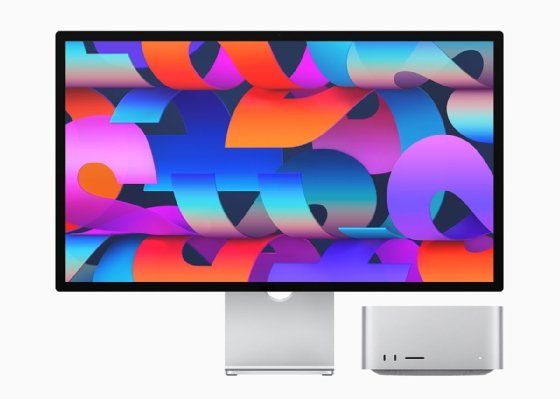 Photo of an Apple Mac Studio desktop computer.
