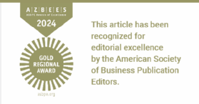 Image depicting ASBPE 2024 regional gold award recognition