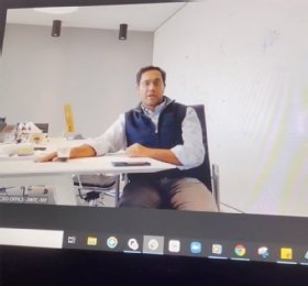 Vishal Garg, CEO at Better.com, during a Zoom meeting