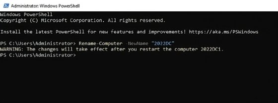 domain controller name assignment