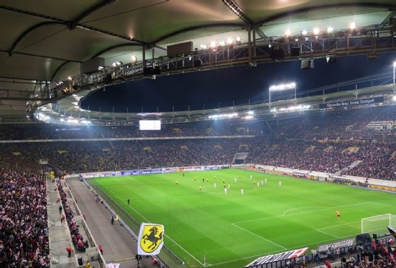 A German soccer stadium.