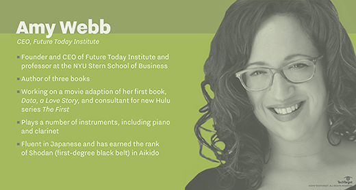 Amy Webb, founder and CEO of the Future Today Institute