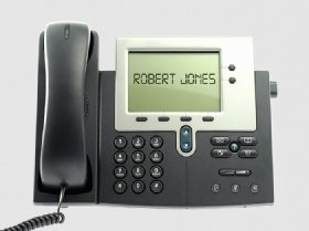 caller ID example on desktop phone
