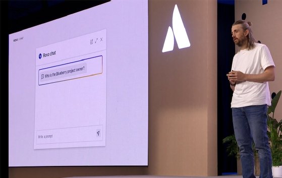 Atlassian Rovo keynote introduction.
