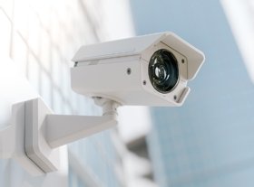 Photo of a CCTV camera.