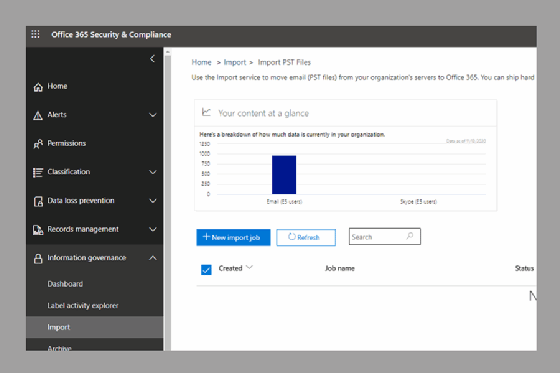 PST file import