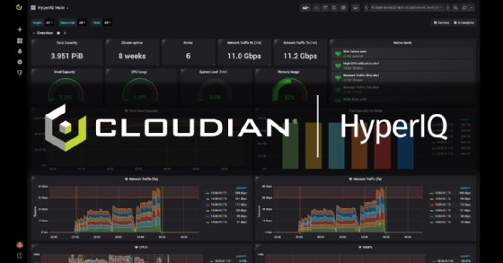 Screenshot of Cloudian HyperIQ