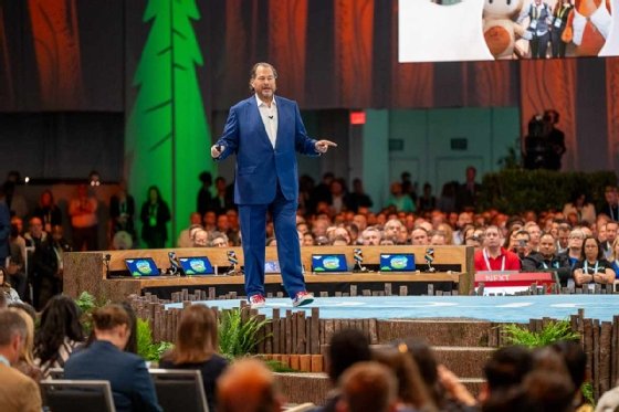 Salesforce CEO Marc Benioff at Dreamforce 2023.