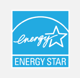 The Energy Star graphic label includes the word energy in scripted text, a star and an arc.