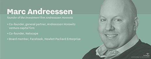 Marc Andreessen, founder of venture capital firm Andreessen Horovitz