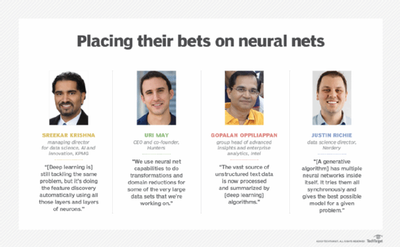 Experts relay deep learning and neural network use cases 