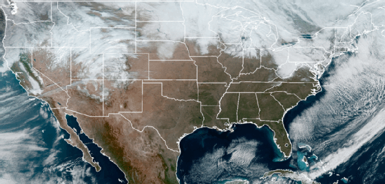 Aerial image of continental U.S.