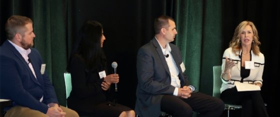 Panel at the Epicor Analyst Day event in Boston.
