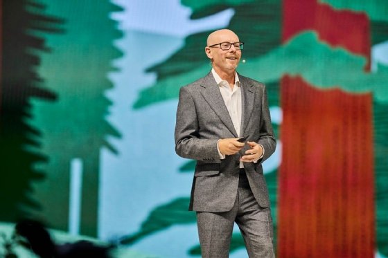 Evan Goldberg, NetSuite founder and Oracle executive vice president, at SuiteWorld 2024.