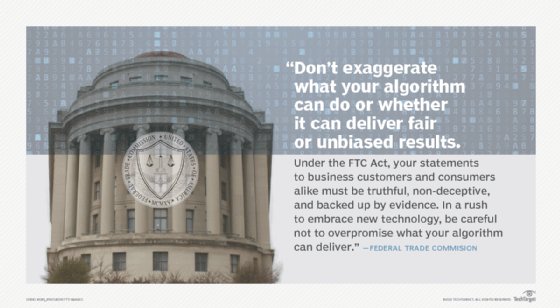 The FTC seeks to regulate businesses that use AI algorithms for consumer credit, housing and employment.