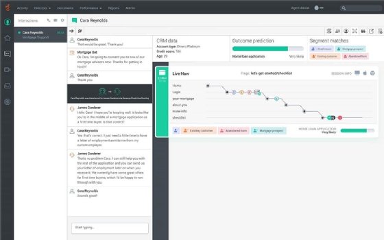 Genesys contact center agent assist tool screenshot