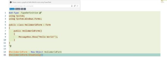 A screenshot of GitHub with a piece of code that GitHub Copilot wrote.