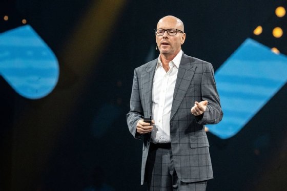 Oracle NetSuite founder and executive vice president Evan Goldberg at SuiteWorld 2023.