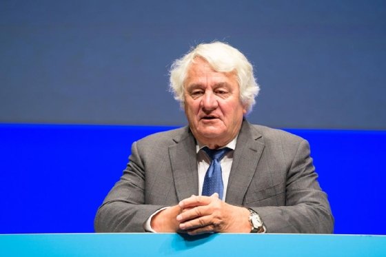 Hasso Plattner at Sapphire Now in 2019.