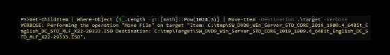 ISO file move