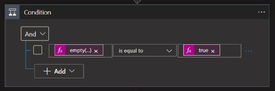 Azure Logic app conditional expression