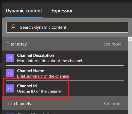 Microsoft Teams Channel ID