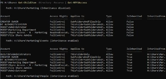 Folder permissions