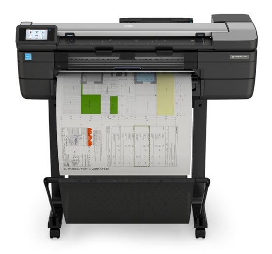 Photo of the HP DesignJet T830 plotter