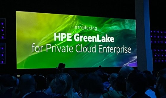 HPE GreenLake dashboard