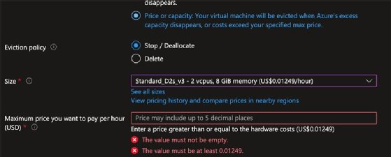 Set a price or capacity limit for Azure Spot Virtual Machines.