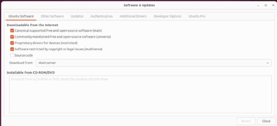 Linux update configuration