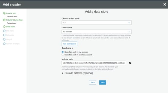 Add a data store