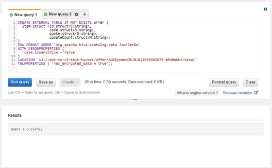 Manually define schema