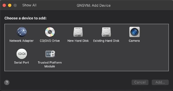 Screenshot that shows how to click add device