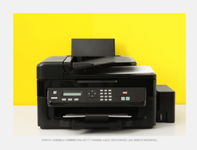 photo of an inkjet printer