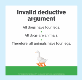 Invalid deductive argument example